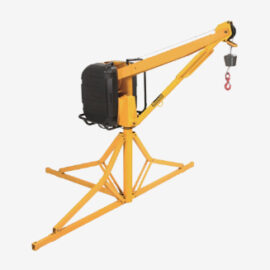 Guincho Eleva Max de 500KG 80m com Cabo de aço e motor trifásico (Mini Grua)